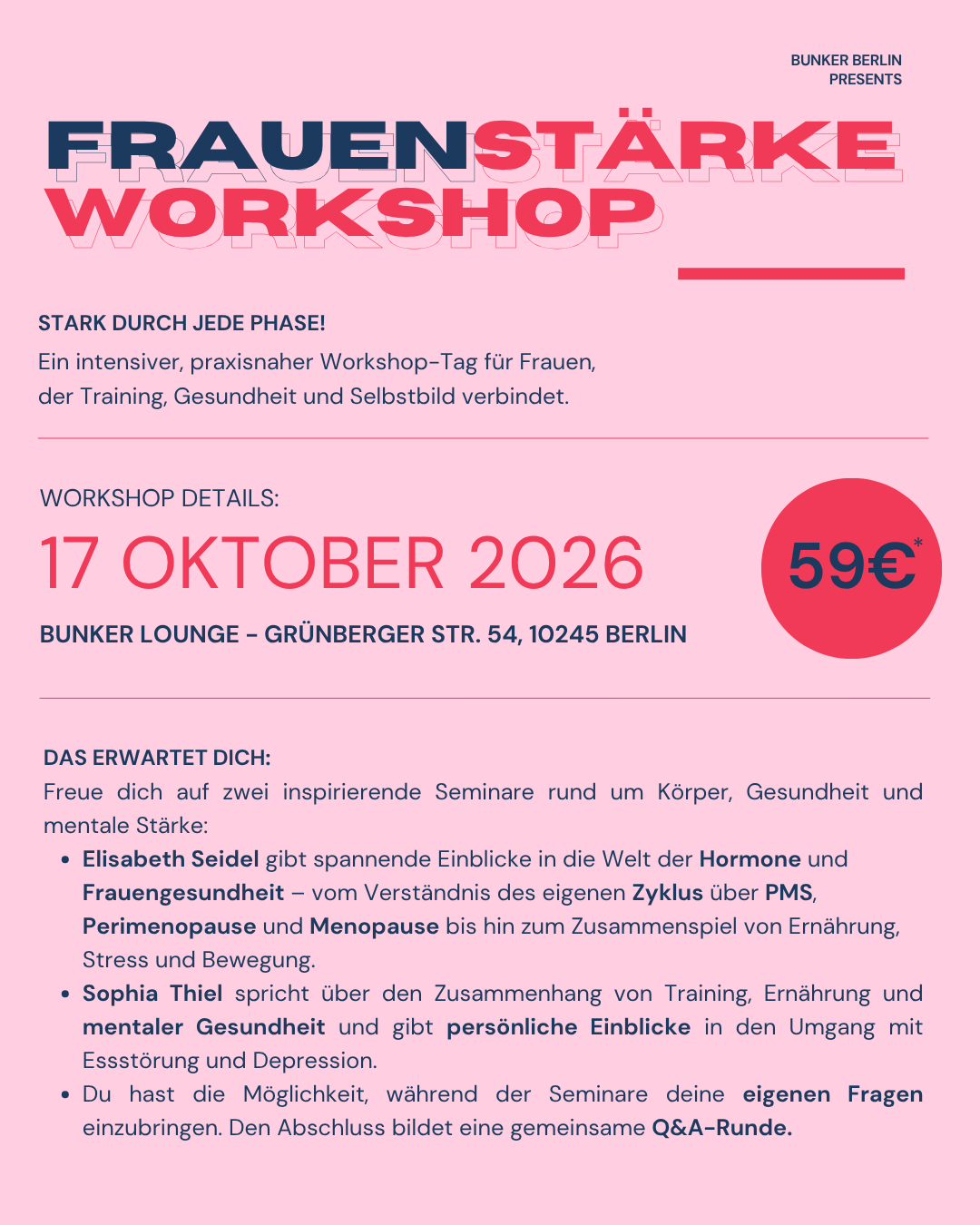 Workshop Frauenstärke